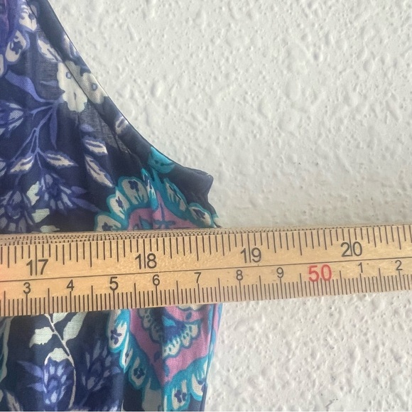 TALBOTS 100% Cotton Maxi Dress- Floret Medallion Size 6 - Picture 9 of 11